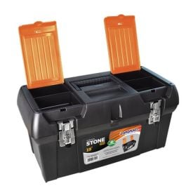 Caixa De Ferramentas Stone Pro Aço 19 Polegadas - Preto