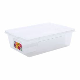 Caixa Organizadora com Tampa Dub 20 Litros - Transparente
