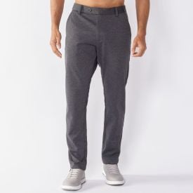 Cal&ccedil;a Alfaiataria Masculina Em Moletom Thing Preto Mescla