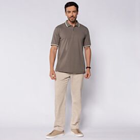 Cal&ccedil;a Alfaiataria Masculina Meio El&aacute;stico Thing Natural 002