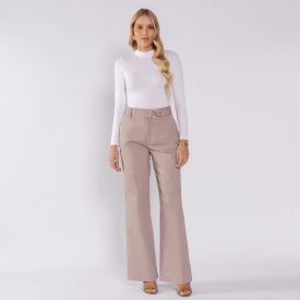 Cal&ccedil;a Feminina Alfaiataria Wide Leg Boby Blues