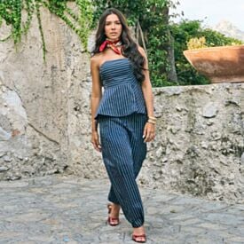 Cal&ccedil;a Feminina Ballom Em Tricoline Boby Blues