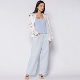 Calça Feminina Ballon Em Sarja Boby Blues