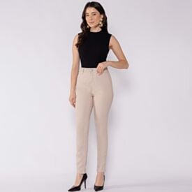 Cal&ccedil;a Feminina Em Sarja Skinny Patricia Foster