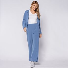 Calça Feminina Esportiva Wide Leg Em Tactel Scream