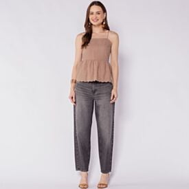 Calça Feminina Jeans Barrel Boby Blues