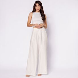 Calça Feminina Pantalona De Alfaiataria Patricia Foster