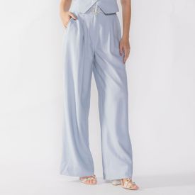 Calça Feminina Wide Leg Com Cinto Patricia Foster