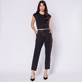 Calça Jeans Feminina Mom Com Strass Boby Blues