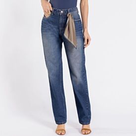 Cal&ccedil;a Jeans Feminina Reta Com Len&ccedil;o Boby Blues