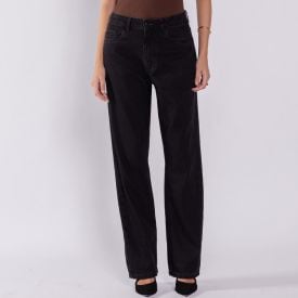 Calça Jeans Feminina Reta Patricia Foster Preto