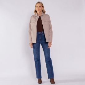 Calça Jeans Feminina Reta Sawary