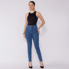 Calça Jeans Feminina Skinny Boby Blues Azul Claro