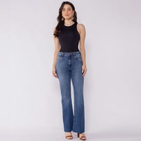 Calça Jeans Feminina Boot Cut Patricia Foster