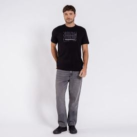 Calça Jeans Masculina Reta Thing Preto