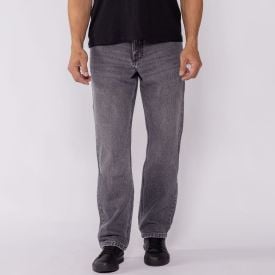 Calça Jeans Masculina Reta Thing Preto
