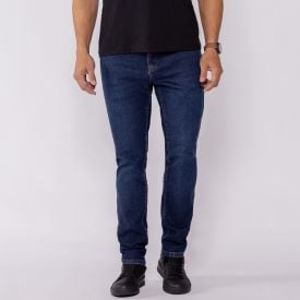 Calça Jeans Masculina Skinny Marc Alain Azul Escuro