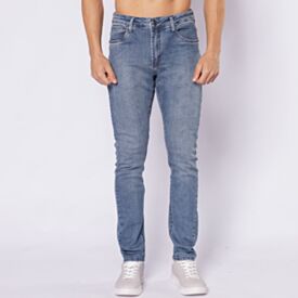 Calça Jeans Masculina Skinny Marc Alain Azul Claro