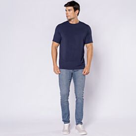 Calça Jeans Masculina Skinny Marc Alain Azul Claro