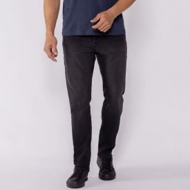 Cal&ccedil;a Jeans Masculina Slim Marc Alain Preto