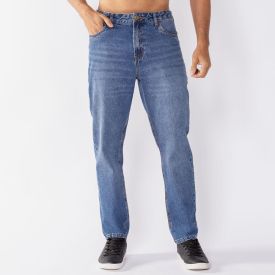 Calça Jeans Masculina Tapered Thing Azul Medio
