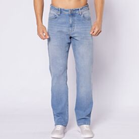 Calça Jeans Masculina Tradicional Marc Alain Azul Escuro