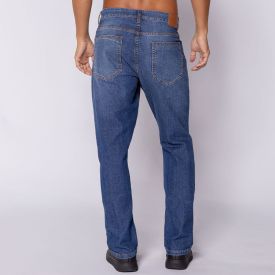 Calça Jeans Masculina Tradicional Marc Alain Azul Escuro