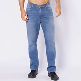 Calça Jeans Masculina Tradicional Marc Alain Azul Claro