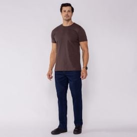 Cal&ccedil;a Jeans Masculina Tradicional Marc Alain Azul Escuro