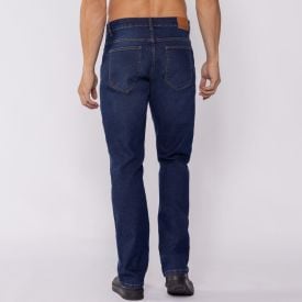 Cal&ccedil;a Jeans Masculina Tradicional Marc Alain Azul Escuro