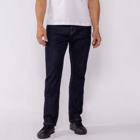 Calça Jeans Masculina Tradicional Marc Alain Azul Escuro