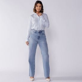 Cal&ccedil;a Jeans Feminina Reta Boby Blues