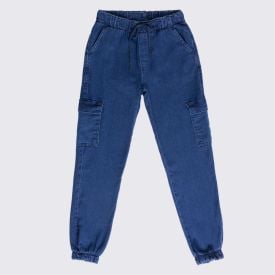 Cal&ccedil;a Jogger Juvenil Menino 12 A 16 Anos Hot Dog