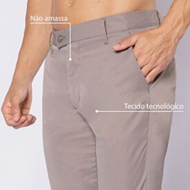 Calça Masculina De Alfaiataria Tecnológica Marc Alain