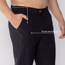 Calça Masculina De Alfaiataria Tecnológica Marc Alain