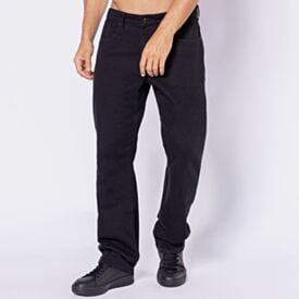 Calça Masculina Em Sarja Reta Thing Preto