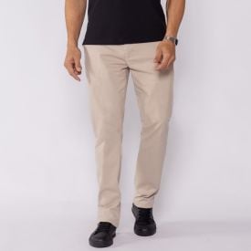 Cal&ccedil;a Masculina Em Sarja Slim Marc Alain Bege