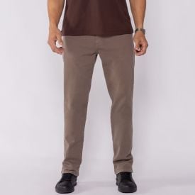 Cal&ccedil;a Masculina Slim Em Sarja Marc Alain Rato