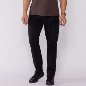 Cal&ccedil;a Masculina Slim Em Sarja Marc Alain Preto