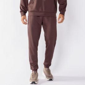 Cal&ccedil;a Moletom Masculina Jogger Thing Marrom