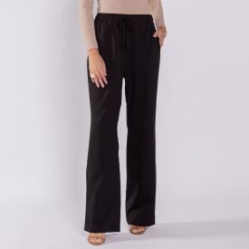 Calça Pijama Em Tecido Plano Boby Blues Preto