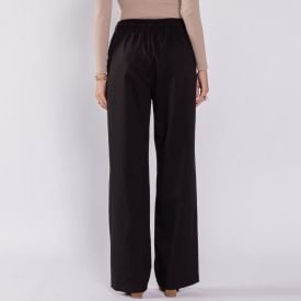 Calça Pijama Em Tecido Plano Boby Blues Preto