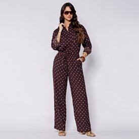 Calça Pantalona Estilo Pijama Boby Blues