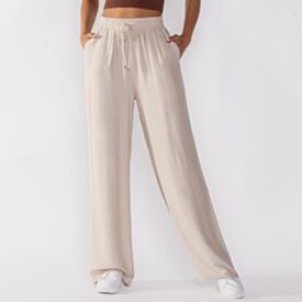 Calça Pantalona Estilo Pijama Patricia Foster