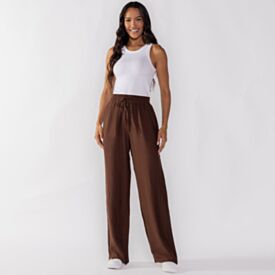 Calça Pantalona Estilo Pijama Patricia Foster