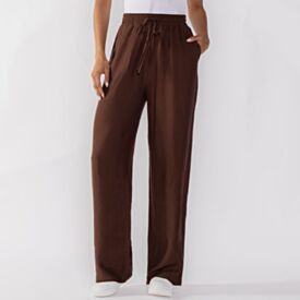Calça Pantalona Estilo Pijama Patricia Foster