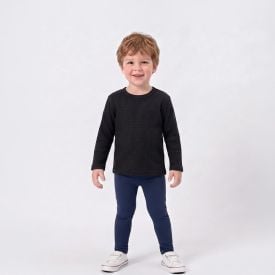 Cal&ccedil;a T&eacute;rmica Infantil Menino 1 a 3 Anos Yoyo Kids Marinho
