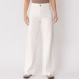 Calça Wide Leg Feminina De Sarja Boby Blues