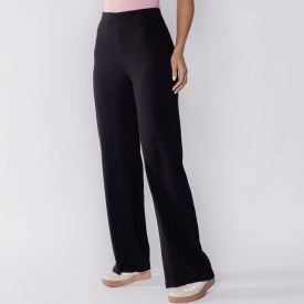 Calça Wide Leg Feminina Em Ribana Boby Blues