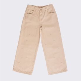 Calça Wide Leg Infantil Menina 4 a 10 Anos Marmelada